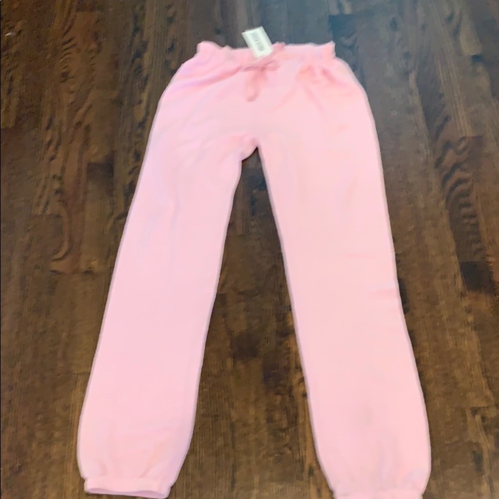 NWT WILDFOX Dream Scene Pink sweat pants!